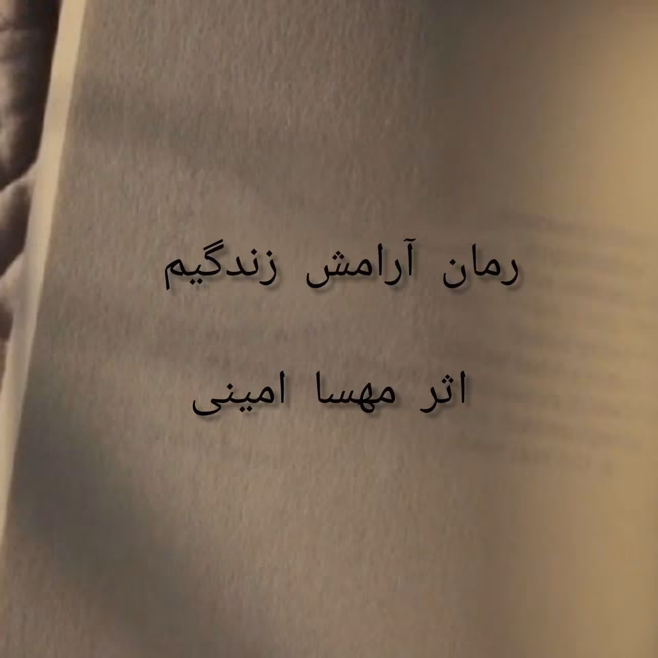 آرامش زندگیم رمان آرامش زندگیم نوشته مهسا حسینی | داستان عشقی و معمایی دختر طرد شده - تصویر 1